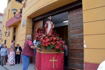 Misa y procesión del Sagrado Corazón de Jesús en La Garita (Foto Francisco Javier Santana)
